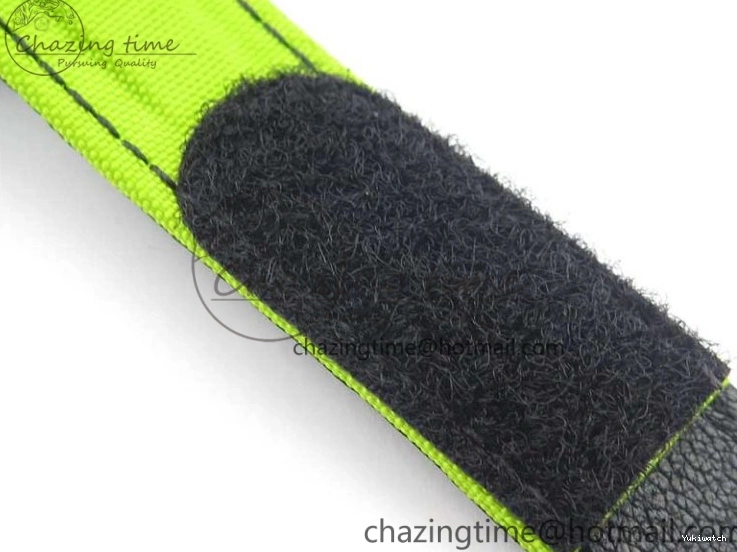 Green Dial Daytona Edition Carbon Strap WWF A7750 Best Black Nylon Green On V2 DIW 1103